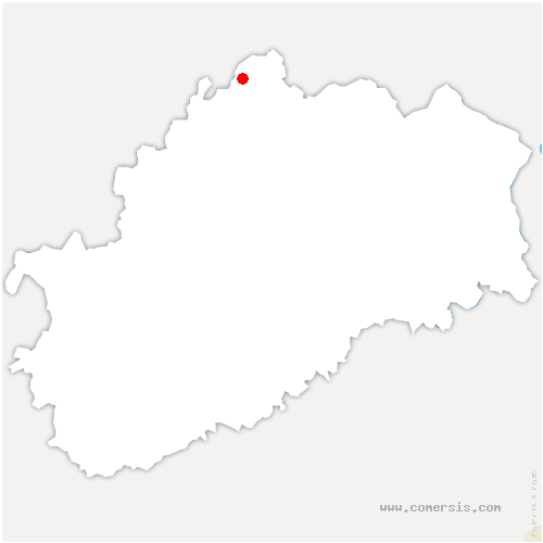 carte de localisation de Mondon