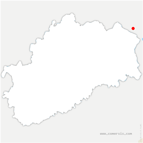 carte de localisation de Montancy