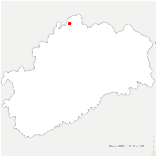 carte de localisation de Montussaint