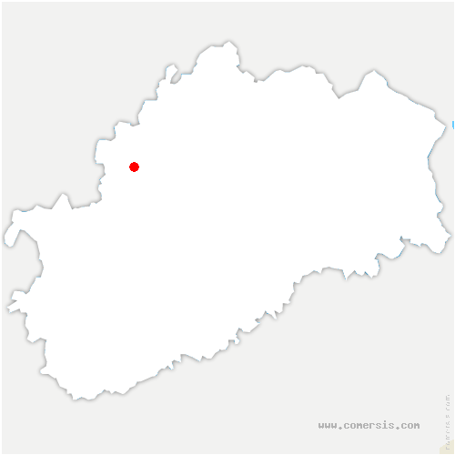 carte de localisation de Morre
