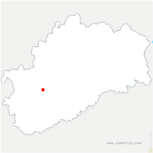 carte de localisation de Nans-sous-Sainte-Anne