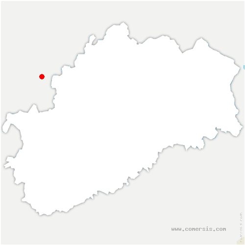 carte de localisation de Noironte
