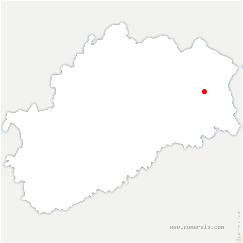carte de localisation d'Orain