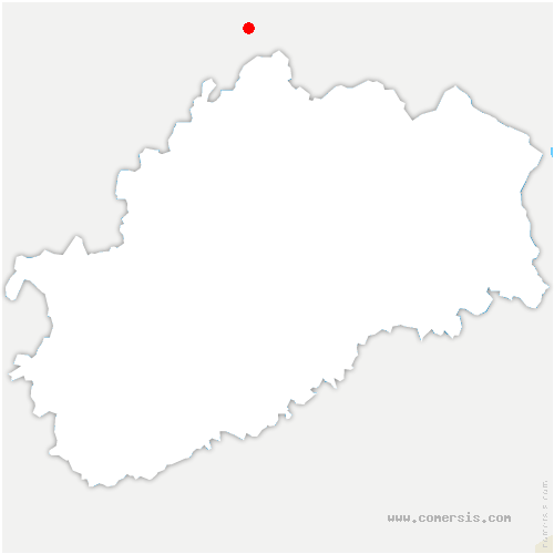 carte de localisation d'Ougney
