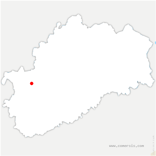 carte de localisation de Paroy