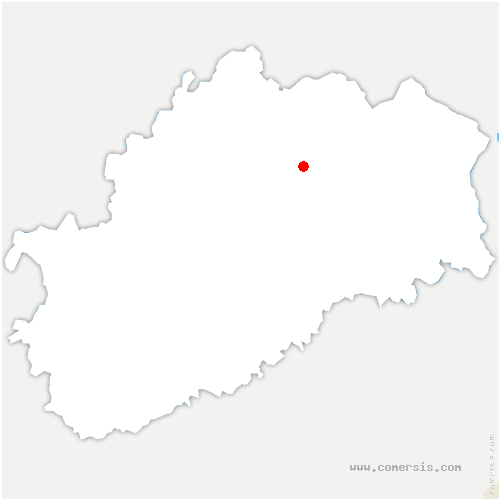 carte de localisation de Pierrefontaine-les-Varans