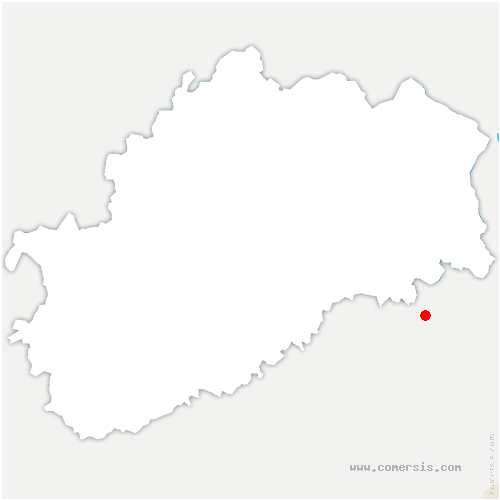 carte de localisation de Pontailler-sur-Saône