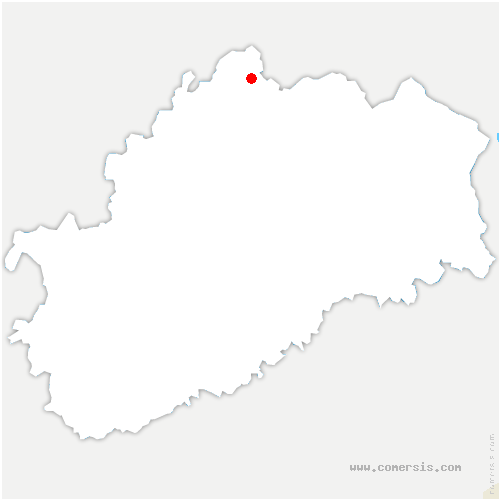carte de localisation de Ranchot