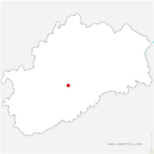 carte de localisation de Renédale