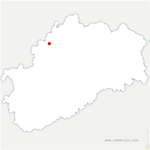carte de localisation de Roche-lez-Beaupré