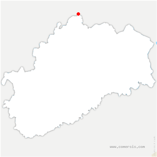 carte de localisation de Rougemont