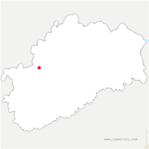 carte de localisation de Rurey