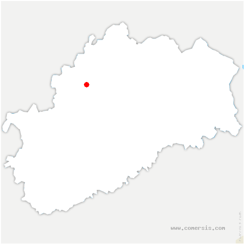 carte de localisation de Saône