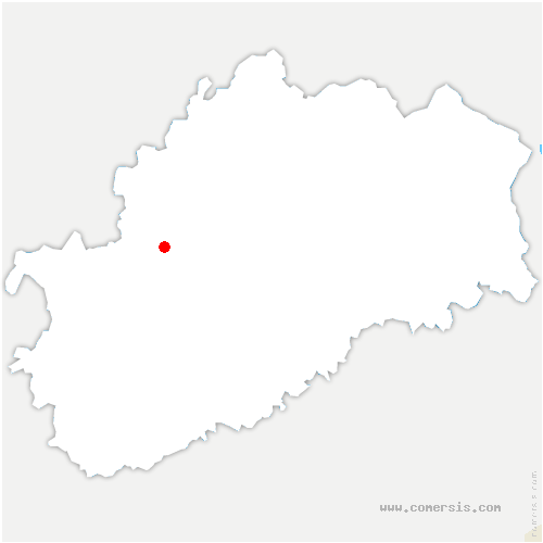 carte de localisation de Scey-Maisières
