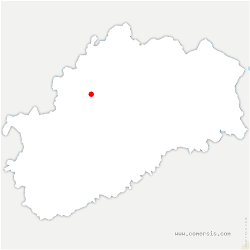 carte de localisation de Sermamagny