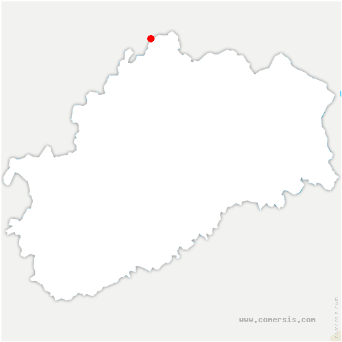 carte de localisation de Sermange