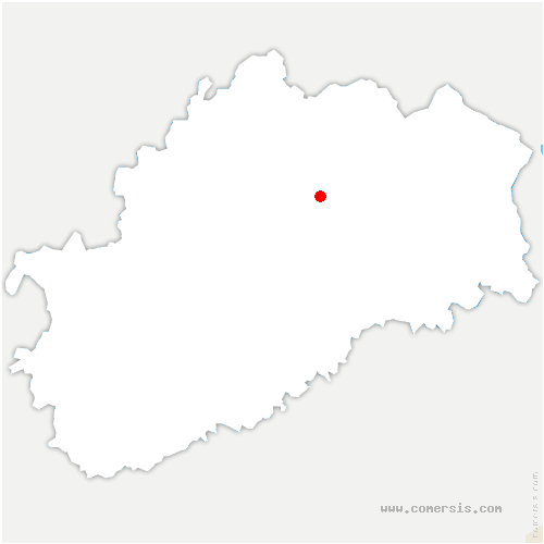carte de localisation de la Sommette