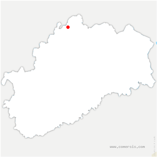 carte de localisation de Tallans