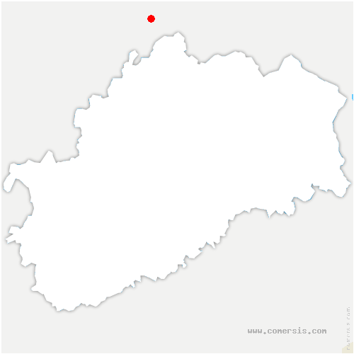 carte de localisation de Thervay