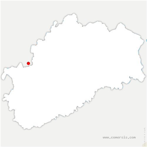 carte de localisation de Torpes