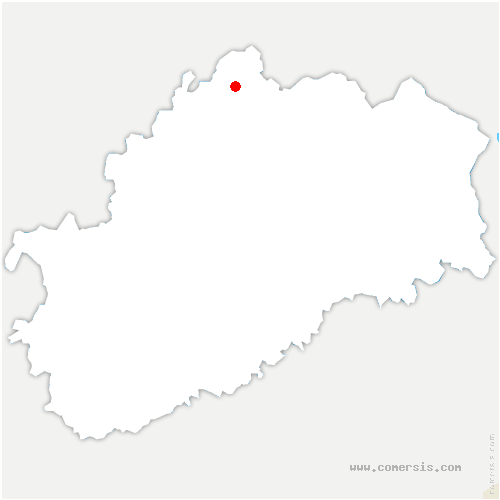 carte de localisation de Trouvans