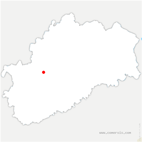 carte de localisation d'Urcerey