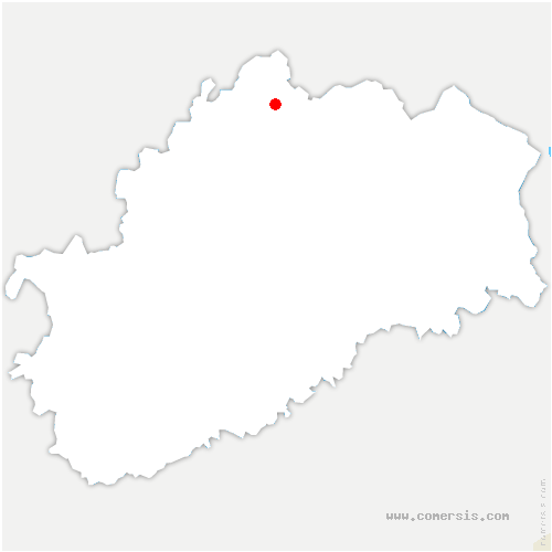 carte de localisation de Vergranne