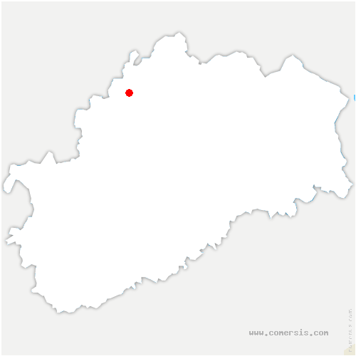 carte de localisation de Vescemont