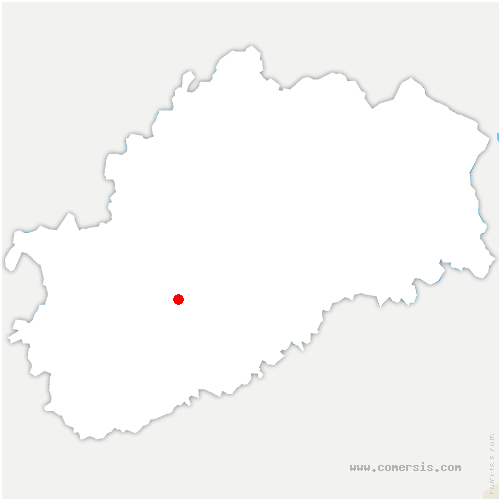 carte de localisation de Vezet