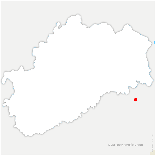 carte de localisation de Vielverge