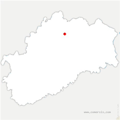 carte de localisation de Villers-Farlay