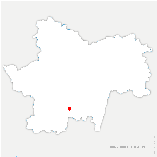 carte de localisation d'Alièze