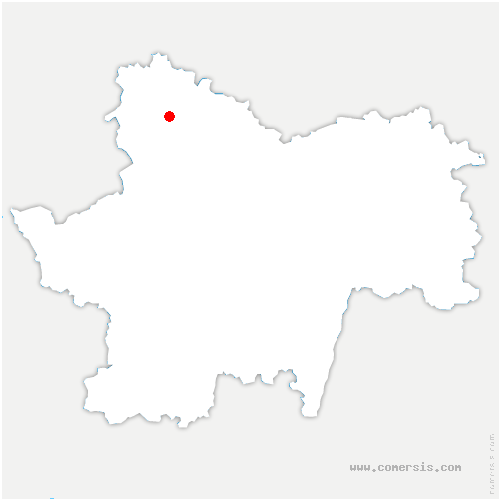 carte de localisation de Autun