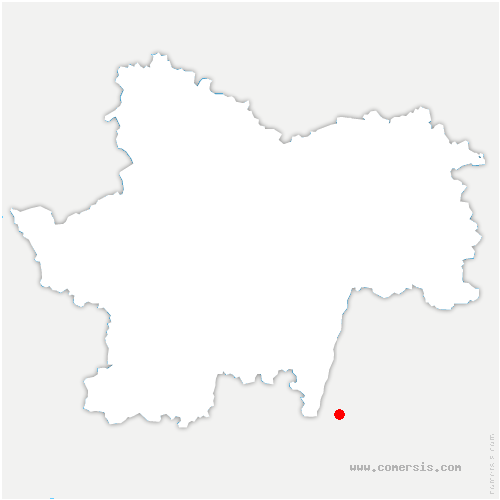 carte de localisation d'Auvillars-sur-Saône