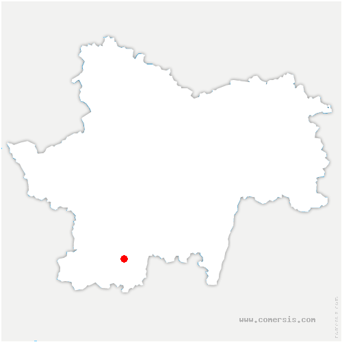 carte de localisation de Baudemont