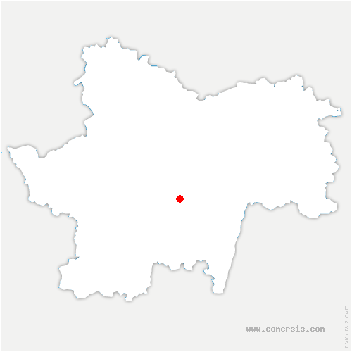 carte de localisation de Baume-les-Messieurs