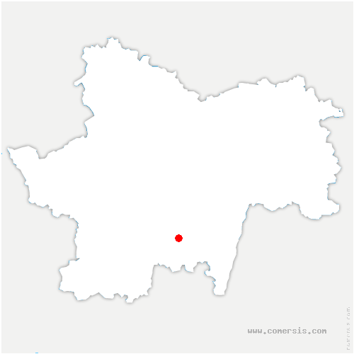 carte de localisation de Bergesserin