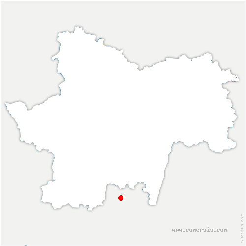 carte de localisation de Bessey-en-Chaume