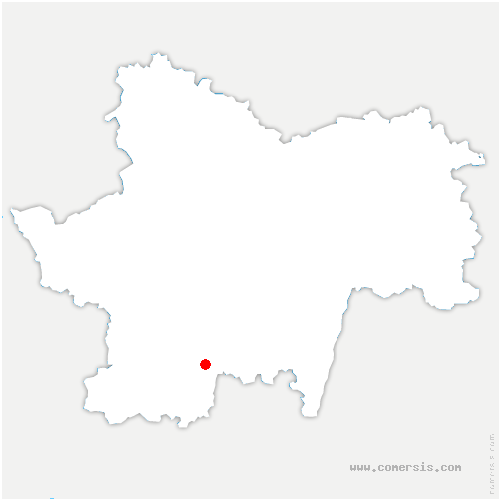 carte de localisation de Bois-Sainte-Marie