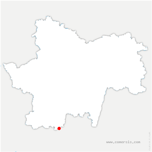 carte de localisation de la Boissière