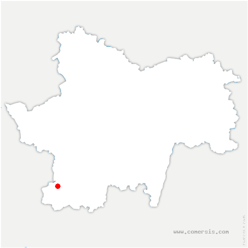 carte de localisation de Bourg-le-Comte