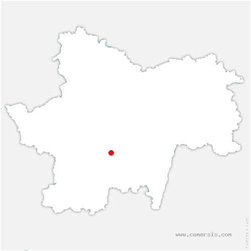 carte de localisation de Briod