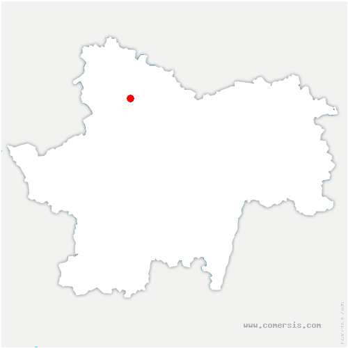 carte de localisation de Broye