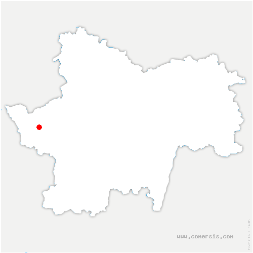 carte de localisation de Chalmoux