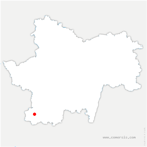 carte de localisation de Chambilly