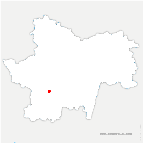 carte de localisation de Champlecy