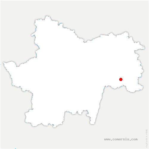 carte de localisation de la Chapelle-Thècle