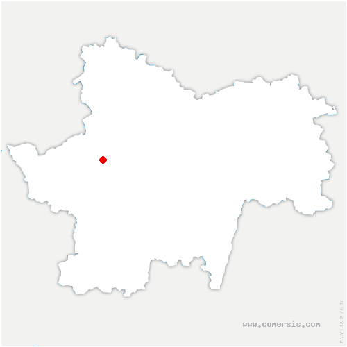 carte de localisation de Chapelle-Voland