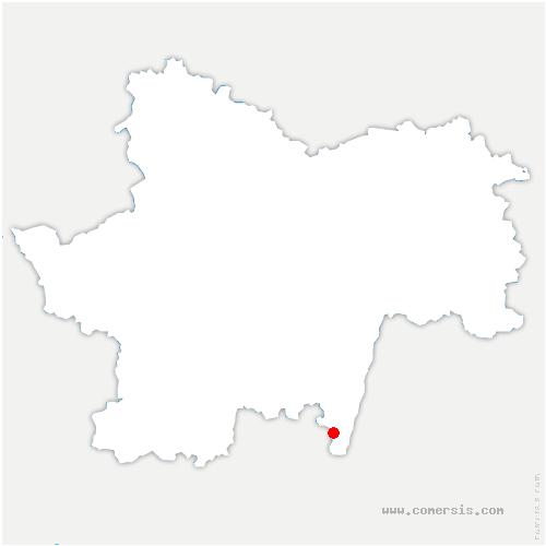 carte de localisation de Chapelle-de-Guinchay