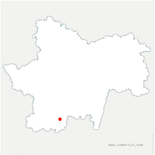 carte de localisation de Chapelle-sous-Dun